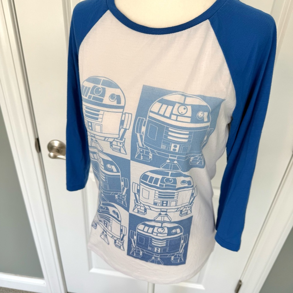 Star Wars R2-D2 Baseball Tee, M - Picture 6 of 6